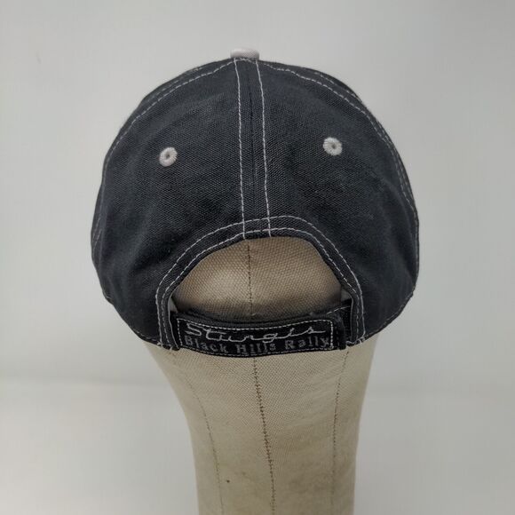 Sturgis Men's Strapback Black Hills Rally 2006 Hat Black OSFA 3D Metal Logo - Picture 8 of 12